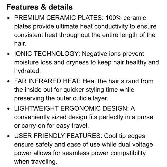 Adagio mini flat iron - Picture 4 of 5